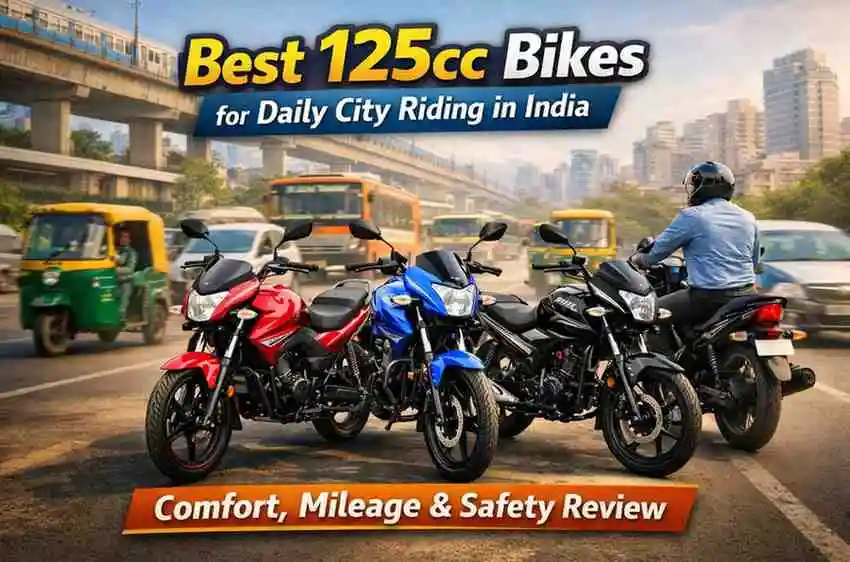 Best 125cc bikes for daily city riding in India