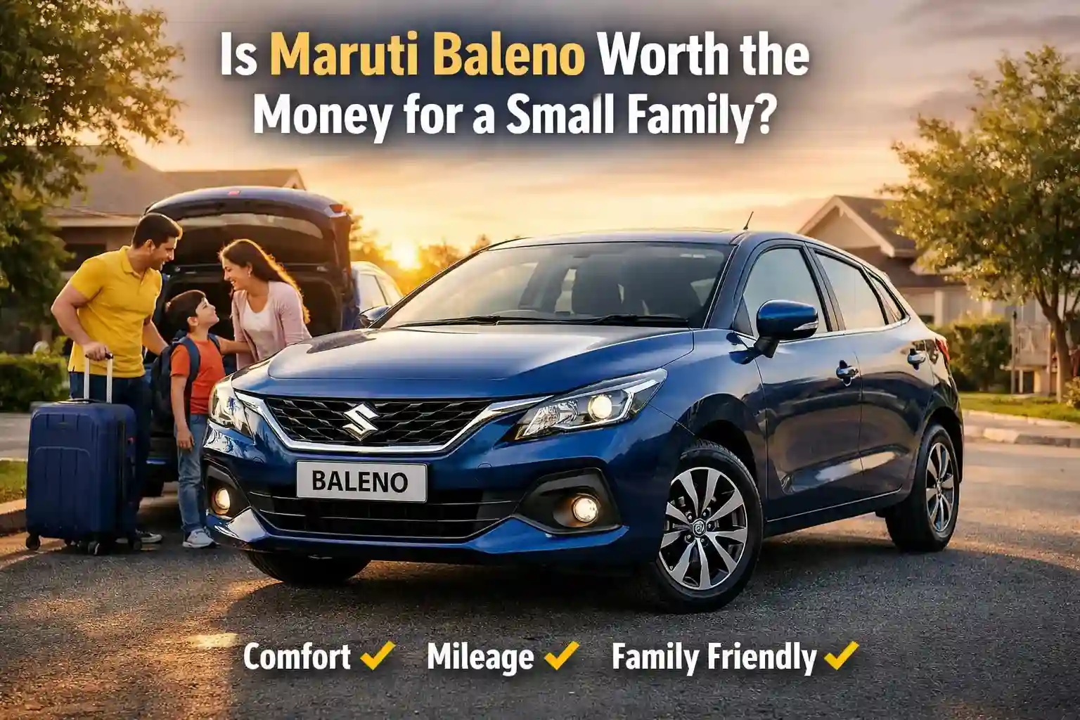 Maruti Baleno worth the money for a small family