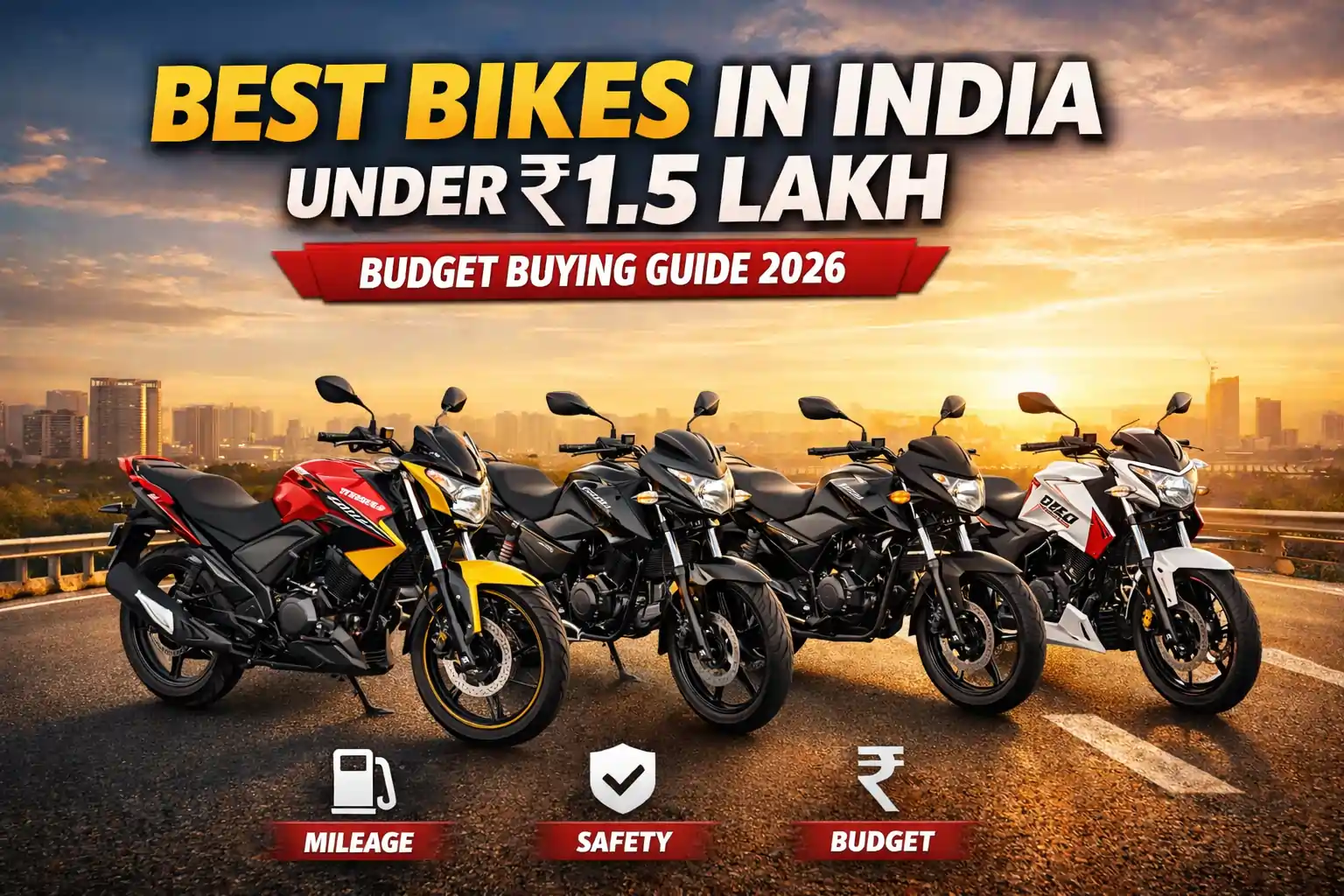 Best bikes under ₹1.5 lakh 2026